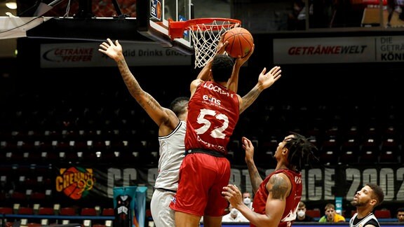 Ein Basketballspiel der Niners Chemnitz.