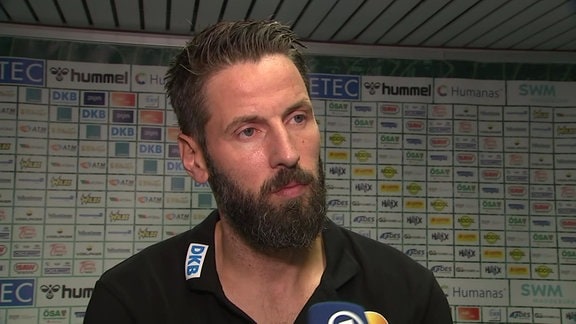 SCM-Coach Bennet Wiegert nach dem Spitzenspiel gegen Flensburg