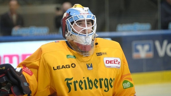 Torwart Matthew Galajda (Lausitzer Füchse)