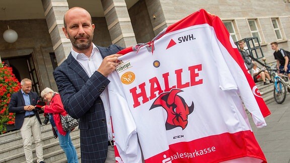 Daniel Mischner, Geschäftsführer der Saale Bulls Halle.