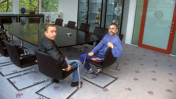 Gerd Müller (re.) und Joachim Streich.