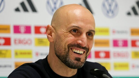 Bundestrainer Antonio Di Salvo Germany lacht