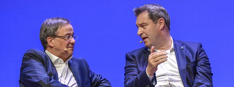 Laschet und Söder halten sich beide als Kanzlerkandidat geeignet | MDR.DE