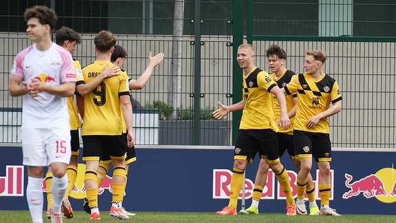 Nachwuchsspieler von Dynamo Dresden