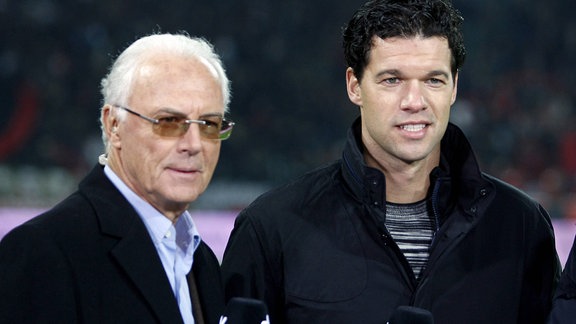Franz Beckenbauer und Michael Ballack