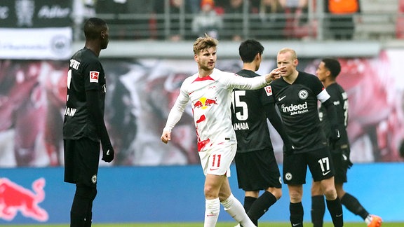 RB Leipzig - Eintracht Frankfurt - Torjubel - Torschütze Timo Werner RB Leipzig,11 trifft zum 1-0