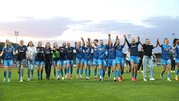 Das Frauenteam von RB Leipzig 