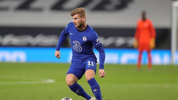 Timo Werner (FC Chelsea) am Ball