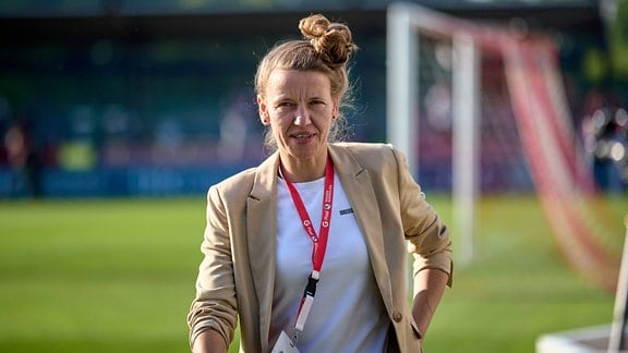Viola Odebrecht (Leiterin Frauen- und Mädchenfußball RB Leipzig)