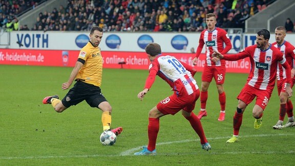 Josef Husbauer Dynamo Dresden, Jonas Föhrenbach 1. FC Heidenheim