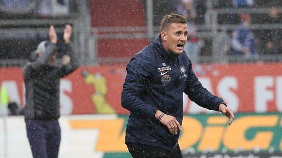 Trainer Ole Werner Holstein Kiel, Cheftrainer Aleksey Shpilevski FC Erzgebirge Aue