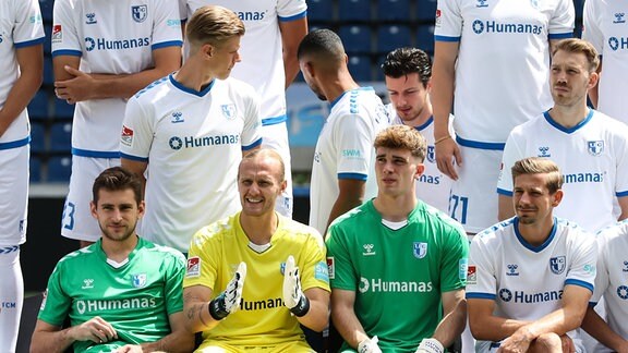 Mannschaftsfoto des 1. FC Magdeburg