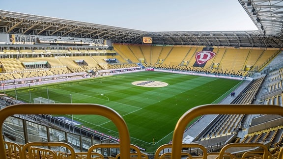 SG Dynamo Dresden - das leere Rudolf-Harbig-Stadion