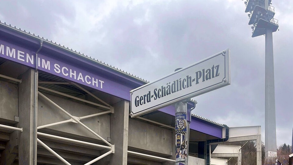 The Gerd Schädlich Arena in Aue is officially opened
