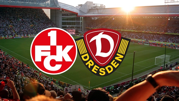 1. FC. Kaiserslautern gegen Dynamo Dresden im Fritz-Walter-Stadion in Kaiserslautern