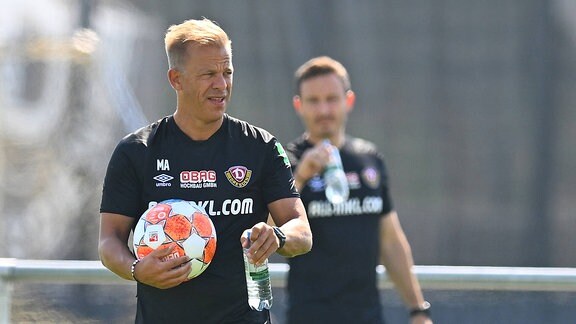 Markus Anfang und Co-Trainer Florian Junge