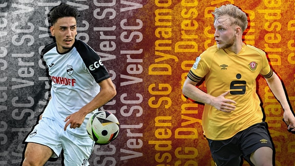 SPORT IM OSTEN Grafik SC Verl SG Dynamo Dresden