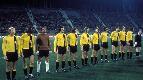 Mannschaftsbild Dynamo Dresden 1973/1974 