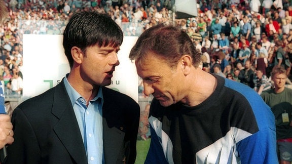 Joachim Löw und Eduard Geyer (Archiv)