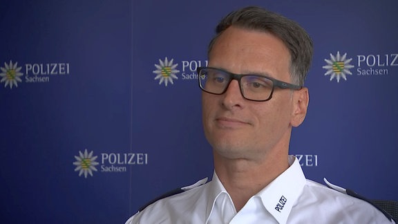 Olaf Hoppe, Sprecher der Polizeidirektion Leipzig