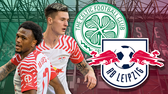 SPORT IM OSTEN Grafik Celtic Glasgow - RB Leipzig