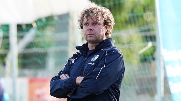 Trainer Stefan Krämer (1. FC Magdeburg)