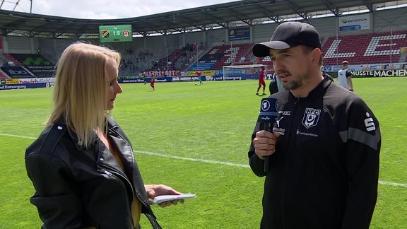 Hallescher FC Interview Daniel Meyer