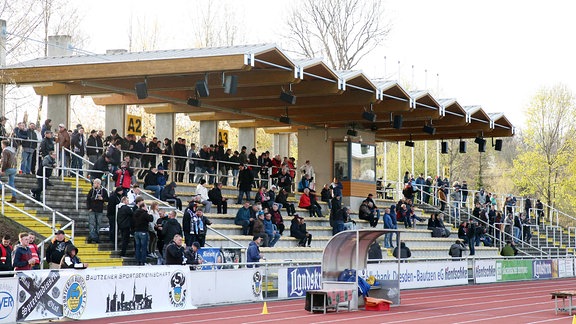 Stadionansicht an der Müllerwiese in Bautzen