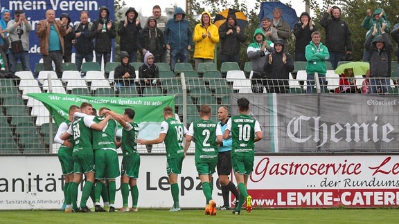Torjubel Chemie