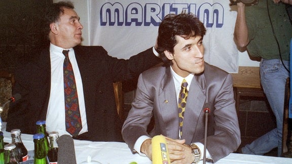 Klaus Dietze und Darko Pancev, 1994