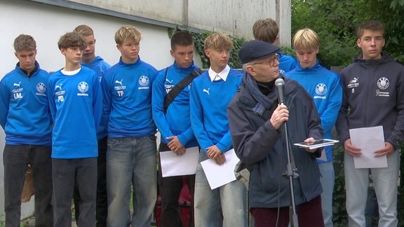 1. FC Lok - Stolperstein für Willy Michaelis