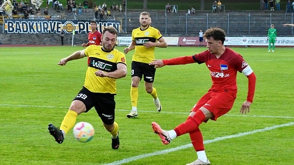 Spielszene - VFC Plauen - Hertha BSC II. 