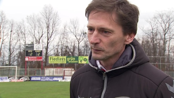 Georg-Martin Leopold (ZFC Meuselwitz) nach dem 2:2 gegen Hertha BSC II