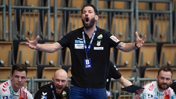 Trainer Bennet Wiegert (SC Magdeburg)