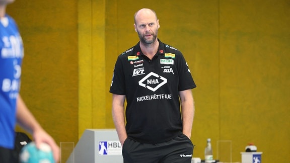 Trainer Olafur Stefansson, EHV Aue.
