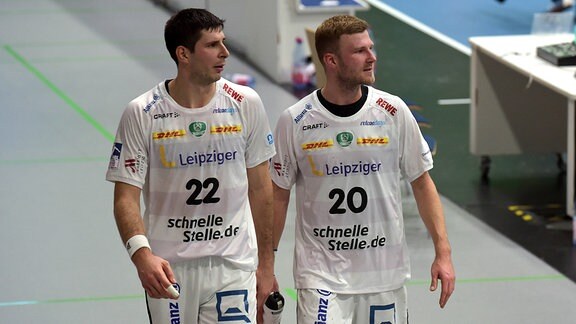 SC DHfK Leipzig: Philipp Weber und Marko Mamic