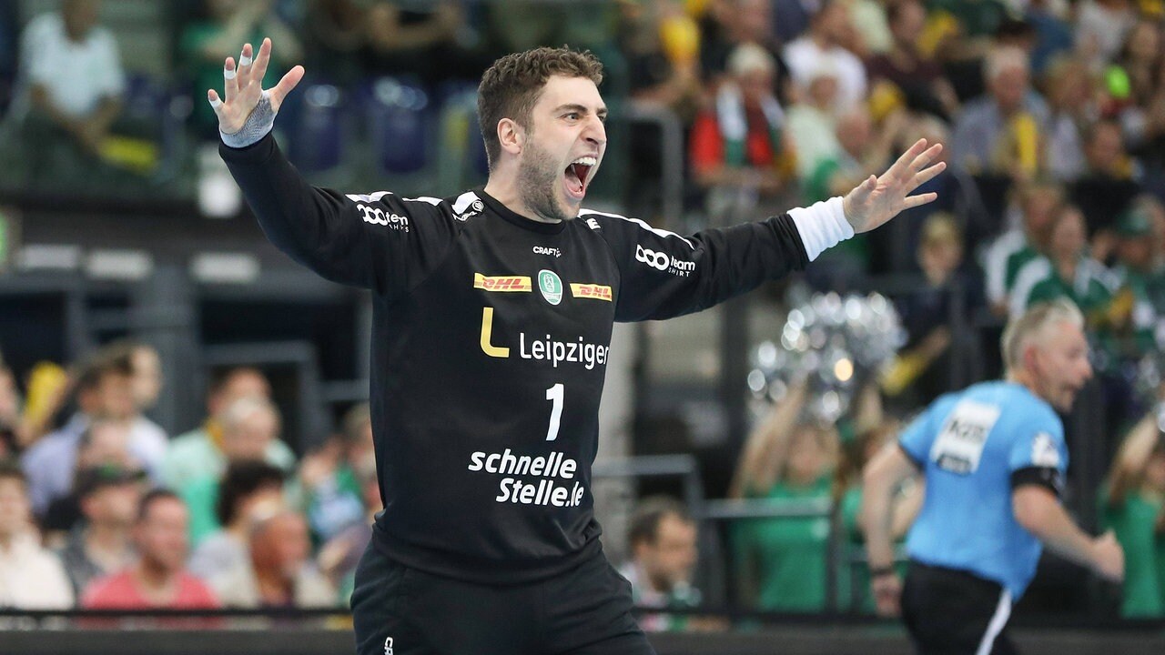 Handball Weltklasse-Torwart Ebner führt SC DHfK Leipzig zum Erfolg über TVB Stuttgart MDR.DE