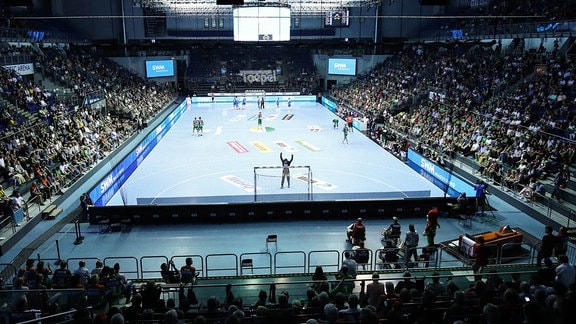 GETEC Arena in Magdeburg wieder mit Zuschauern