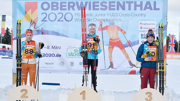 Top 3 Frauen - Fossesholm, Lohmnann, Marcisz