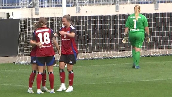 DFB-Pokal 1. FC Magdeburg vs. Hamburger SV Tor 0:2 Büchele