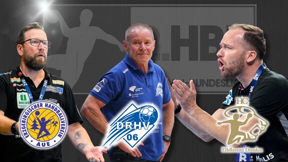 Handball, 2. Bundesliga: Stephan Just, Uwe Jungandreas, André Haber
