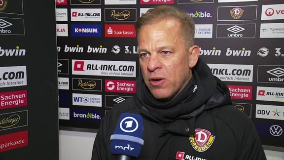 Trainer Markus Anfang (Dynamo Dresden)