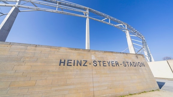 Ansicht des Heinz-Styer-Stadions