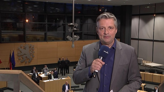 Chrisdtian Müller im Thüringer Landtag