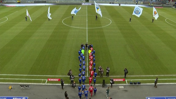 Szene aus dem Spiel "Carl Zeiss Jena- SV Babelsberg"