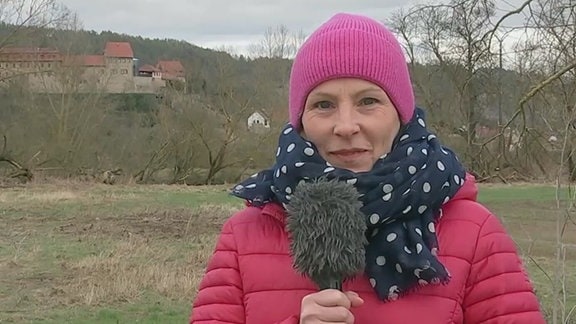Wettermoderatorin Sandra Voigtmann