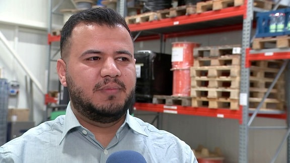 Ahmad aus Syrien darf nicht arbeiten 