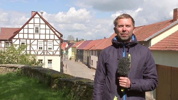 Wettermoderator Jens Roder in Neunheilingen