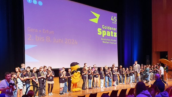 Eröffnung Goldener Spatz 2024 in Gera