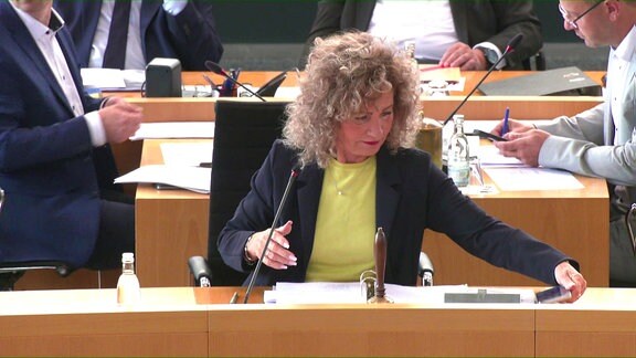 Landtagspräsidentin Birgit Pommer